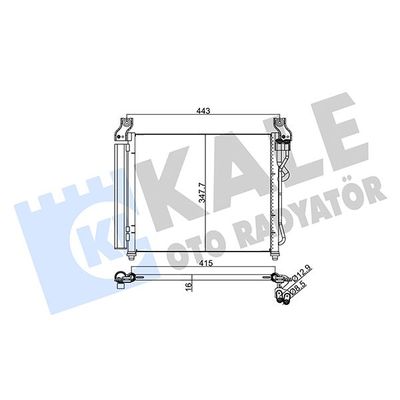 Klima Radyatörü  KALE 380100