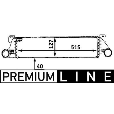 Turbo Radyatörü  BMW 3 Serisi Touring (E36)(1995->)  MAHLE CI 49 000P