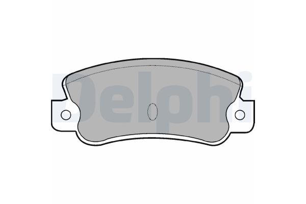 Fren Disk Balata Arka Fiat Croma (154)(05.1986->)  DELPHI LP523