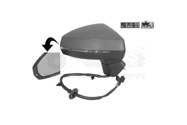 Dikiz Aynası Dış Sağ Audi RS 3 Sedan (8VM)(06.2017->)  VIEWMAX VM6009EHPR