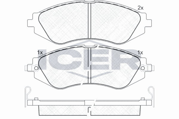 Fren Disk Balata Ön TWINS 16569