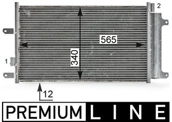 Klima Radyatörü  MAHLE AC 808 000P  504256333 504084147 0000504084147