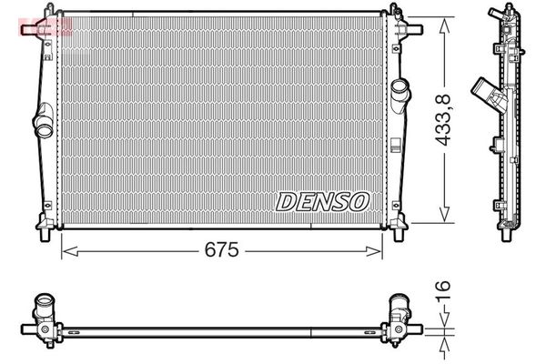 Su Radyatörü  DENSO DRM44054