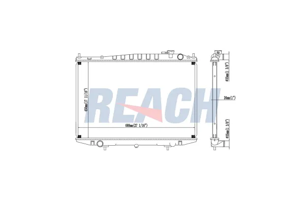 Su Radyatörü  Nissan Pickup (D22)(02.1998->)  MAHLE CR 247 000P