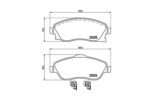 Fren Disk Balata Ön Opel Tigra Twin Top (2004->)  MAGNETI MARELLI 363700459036