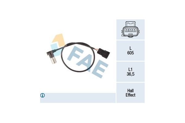 Eksantrik Devir Sensörü  Volvo S70 Sedan (12.1996->)  NGK 81238