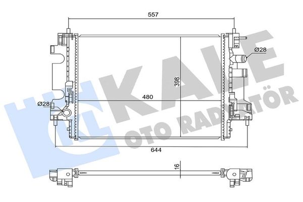 Su Radyatörü  Smart Forfour (11.2014->)  KALE 363925