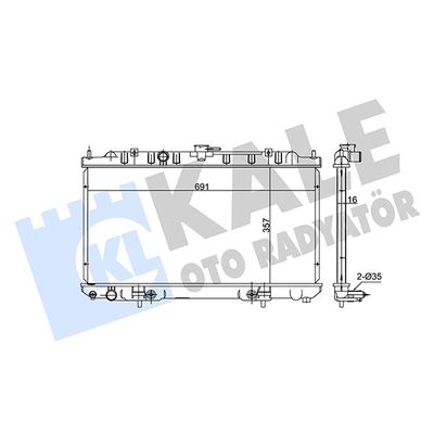 Su Radyatörü  KALE 348055