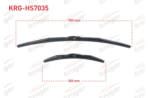 Silecek Süpürgesi Ön Hybrid Tip 700/350 mm - 28/14 inç KRUGER HS7035