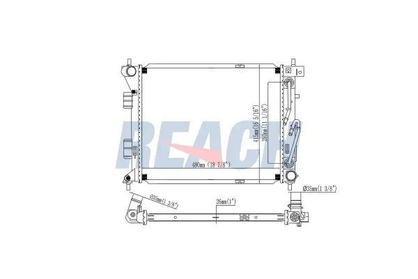 Su Radyatörü  Hyundai i30 Cw (GDH)(2012->)  ORİS BSZ021