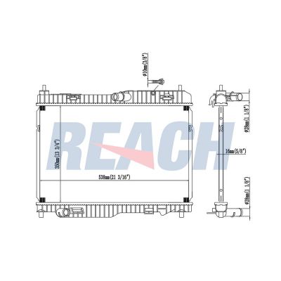 Su Radyatörü  Ford B-MAX (CB2)(2012->)  BSG 83-520-021