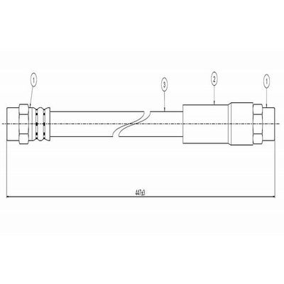 Fren Hortumu Ön Sağ veya Sol CAVO C800 220A