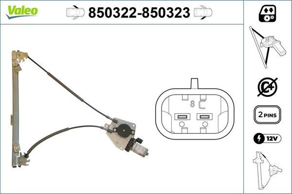 Cam Krikosu Ön Sol VALEO 850322