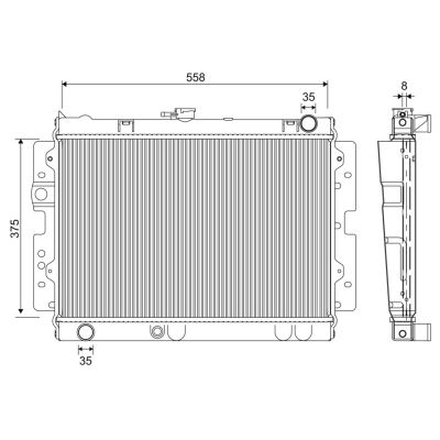 Su Radyatörü  VALEO 701351