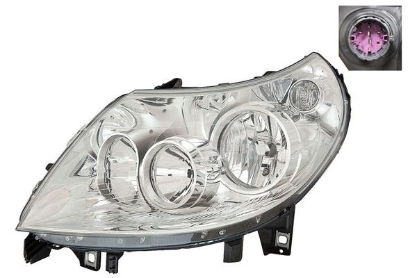 Far Sol Peugeot Boxer (335/435) P.Van,Camlı (H2) Aks:4035mm (2007->)  PSA ORJINAL 1606927480