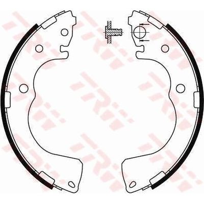 Fren Pabuçlu Balata Arka Mazda MPV (LW)(06.1999->)  TRW GS8435