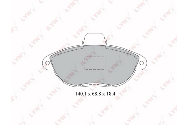 Fren Disk Balata Ön Citroen Evasion (06.1994->)  MANDO MBF015472