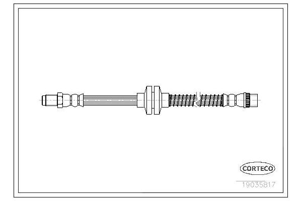 Fren Hortumu Ön Sağ veya Sol BSG 75-730-029