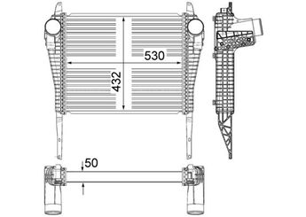 Turbo Radyatörü  IVECO ORJINAL 504289365  504289365