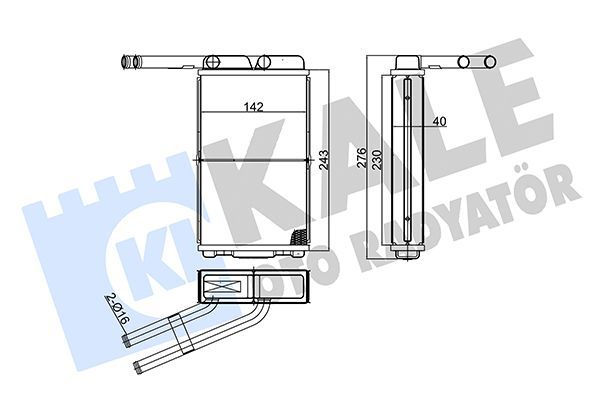Kalorifer Radyatörü  KALE 104200