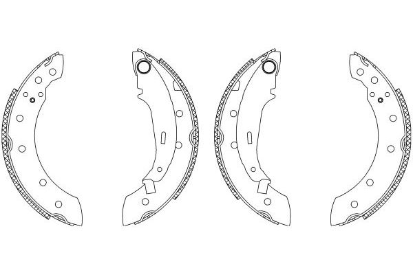 Fren Pabuçlu Balata Arka Peugeot 306 Cabriolet (S2)(04.1997->)  OTOZONE FPA4007