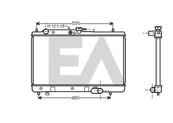Su Radyatörü  ORİS BMZ007016  BP2615200D BP2615200E BP2615200F BP2615200G P2615200G 16N13 016N13 62485