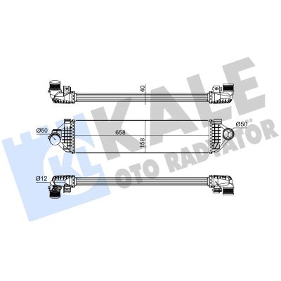 Turbo Radyatörü  Volvo S80 Sedan (02.2006->)  ORİS IFR010040