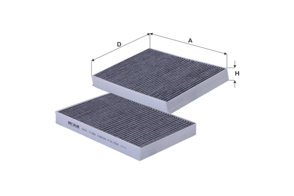 Polen Filtresi  Volvo S80 Sedan (02.2006->)  FIL FILTRE HCK 7184