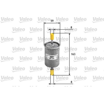 Yakıt Filtresi  VALEO 587046
