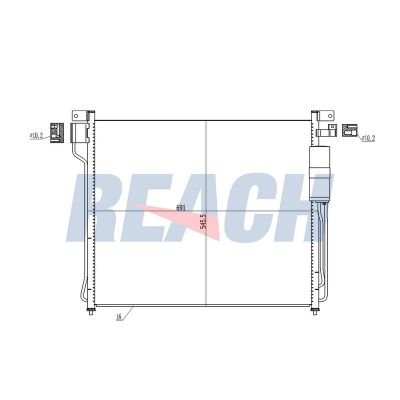 Klima Radyatörü  MAHER 10927