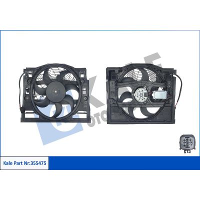 Radyatör Fan ve Motoru  BMW ORJINAL 64546988913