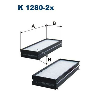 Polen Filtresi  Hyundai Santa Fe (SM)(2001->)  FILTRON K 1280-2x