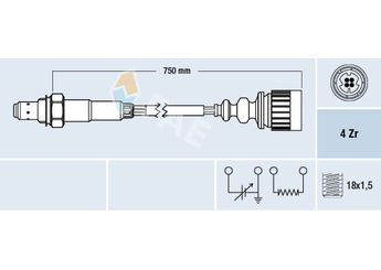 Oksijen (Lambda) Sensörü  FAE 77176  11730007 1 173 000 7 1720572 1 720 572 1720860 1 720 860 11781720860 11 781 720 860 117811730007 11 78 1 173 000 7 11781730007 11 781 730 007 11781720672 11 781 720 672 1730007 1 730 007 11 78 1 730 007 SG1105 SG-1105