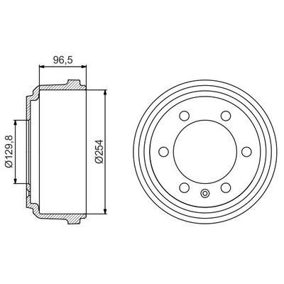 Kampana Arka Sağ ve Sol BOSCH 0 986 477 218