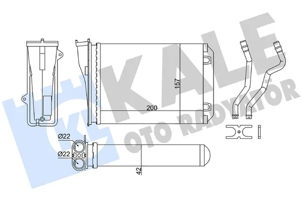 Kalorifer Radyatörü  KALE 356125