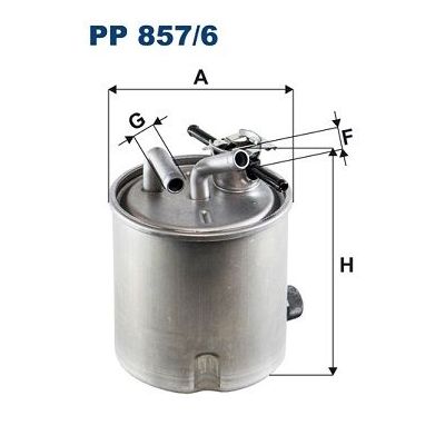 Yakıt Filtresi  Nissan Navara Pickup (D40M)(05.2005->)  FILTRON PP 857/6