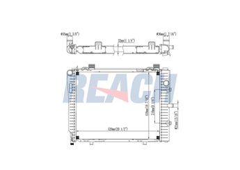 Su Radyatörü  RADISEN RR 62712  A2025005103 A2025005203 RR62712 2025005103 2025005203