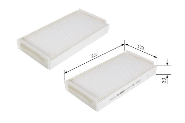 Polen Filtresi  Mercedes S -Serisi 4 Kapı (BM 220)(07.1998->)  BOSCH 1 987 432 020