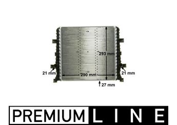 Su Radyatörü  MAHLE CR 1025 000P  4B0121251Q 7L8121212A