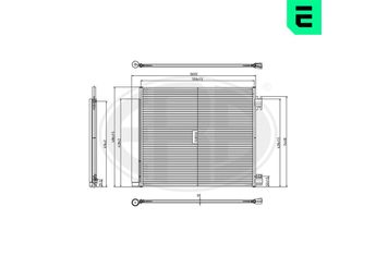 Klima Radyatörü  ERA 667356  921004EA0A 921004BE0A 921006951R 921009251R 9211000Q0A 9211000Q0E