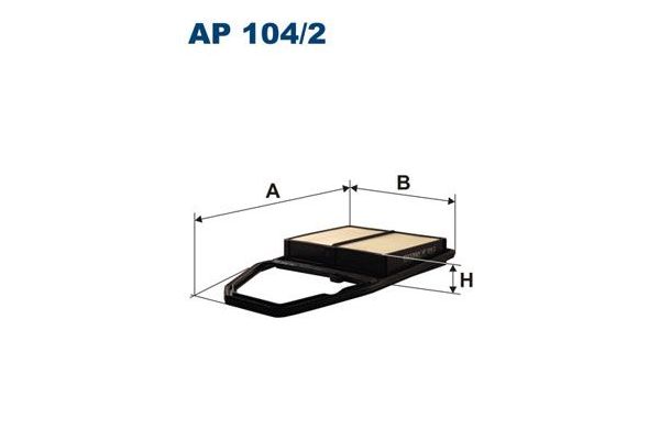 Hava Filtresi  Honda Stream (RN1/3)(01.2001->)  FILTRON AP 104/2