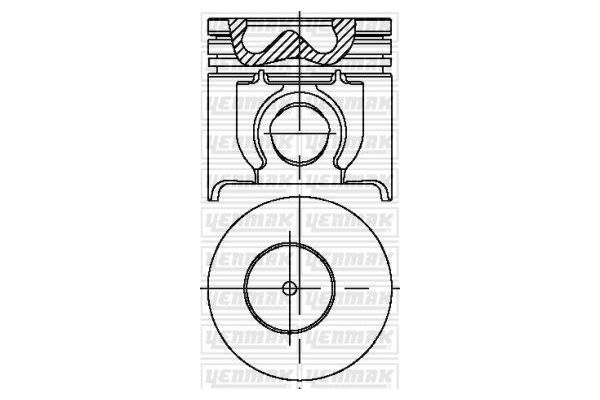 Piston (93.67MM-0.60)   KONEKS 211241