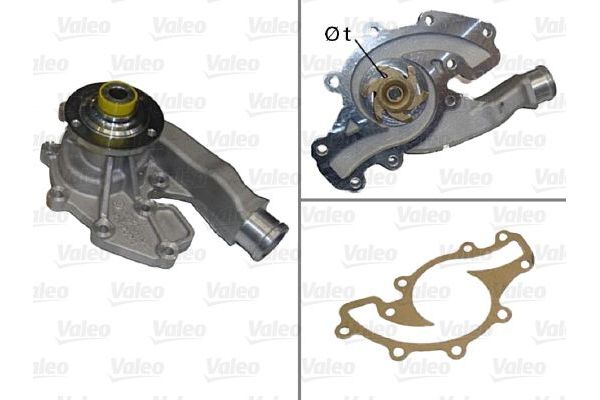 Devirdaim Su Pompası  Land Rover Defender (LD)(05.1996->09.2002)  VALEO 506829