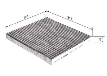 Polen Filtresi  BOSCH 1 987 432 392  GJ6A61P119A GJ6A61P119B GJ6B61P11