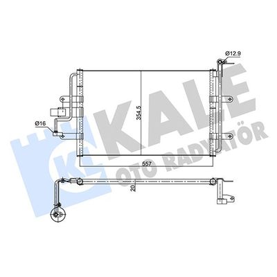 Klima Radyatörü  KALE 352630