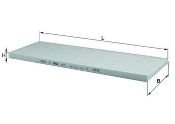 Polen Filtresi  MAHLE LA 11  6808610 9200067 09200067 1808600 90360171 90486282 9121625 93182435 93285300 93344588 1808602 90383627 90590568 09121625 1718044 6808600