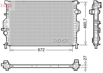 Su Radyatörü  DENSO DRM10115  CV618005FA CV61 8005 FA 1786805