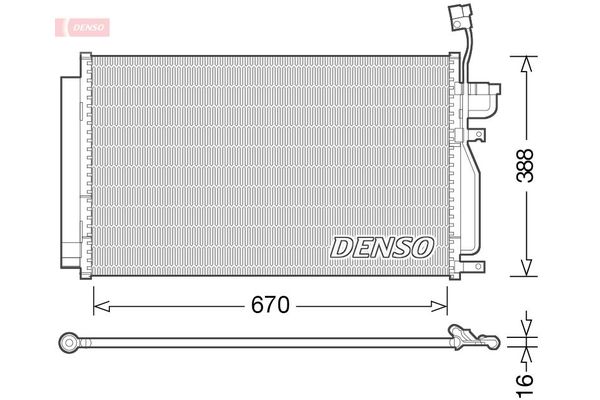 Klima Radyatörü  DENSO DCN15002
