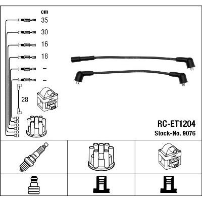 Buji Kablosu  NGK 9076
