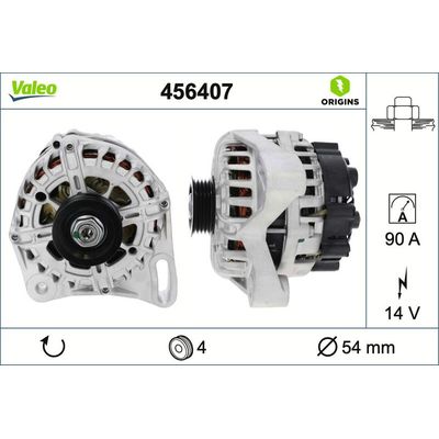 Alternatör  VALEO 456407
